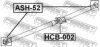 FEBEST ASH-52 Joint, propshaft